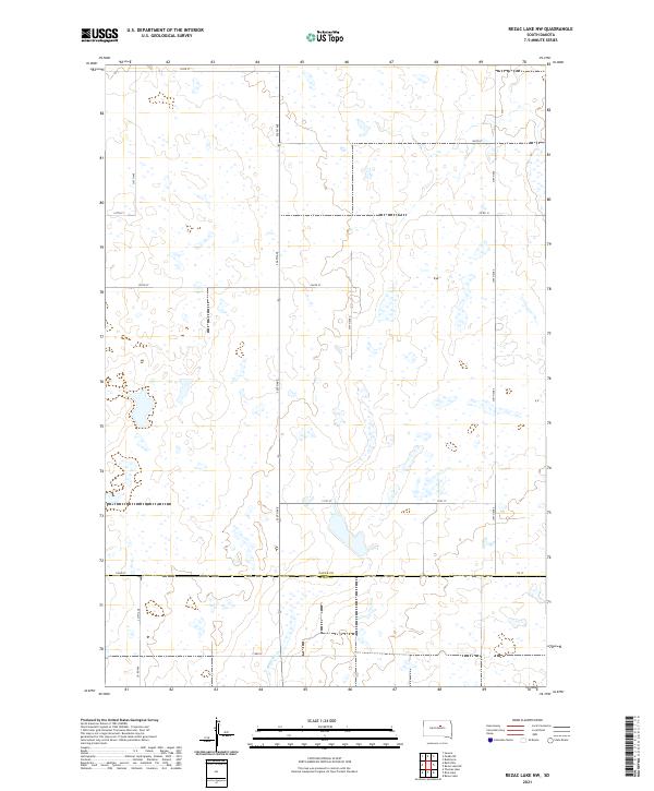 Rezac Lake NW topographic map thumbnail