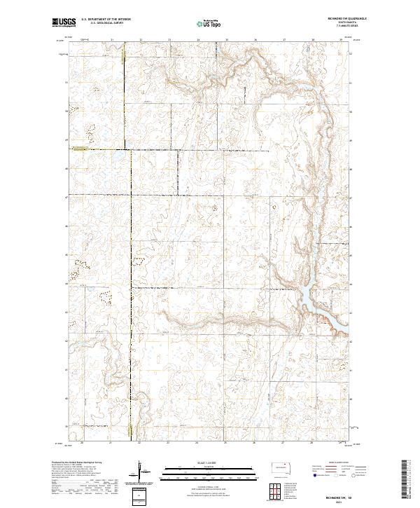 Richmond SW topographic map thumbnail