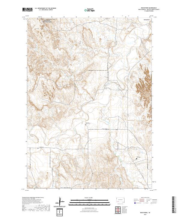 Rockyford topographic map thumbnail