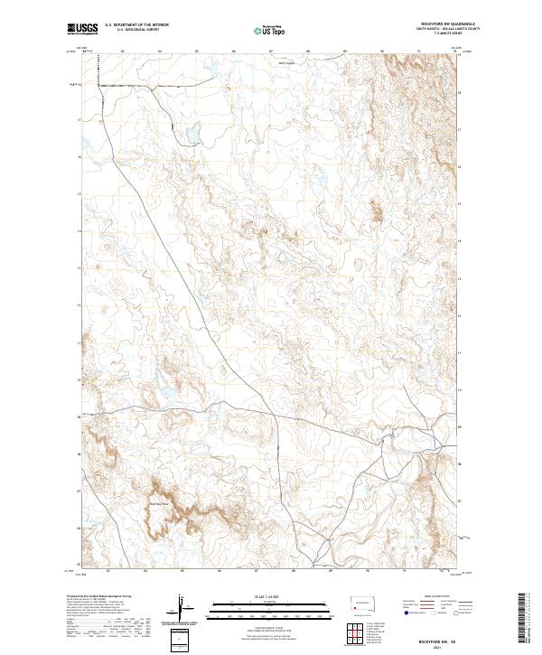 Rockyford NW topographic map thumbnail