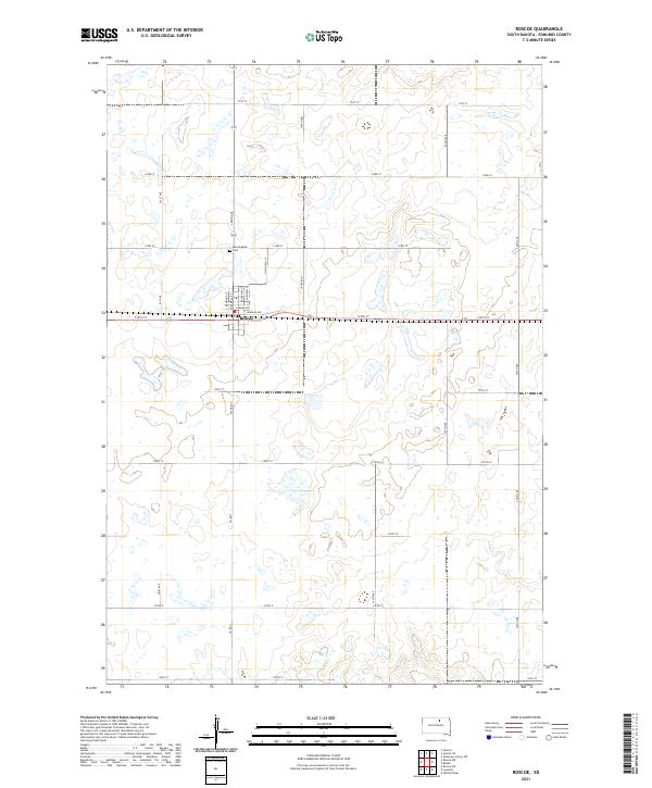 Roscoe 2021 topographic map thumbnail