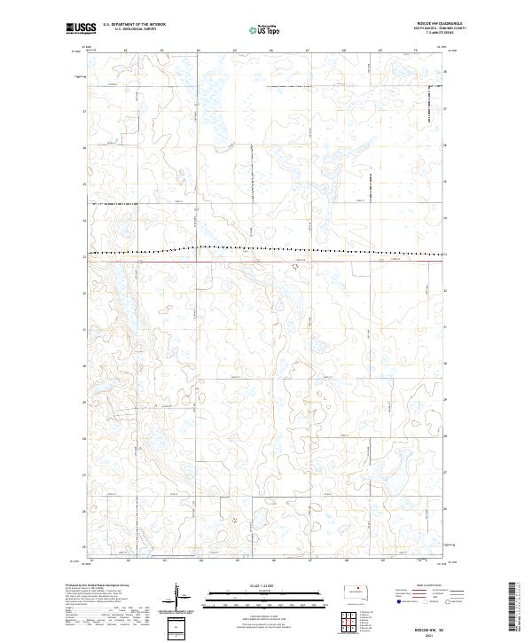 Roscoe NW 2021 topographic map thumbnail