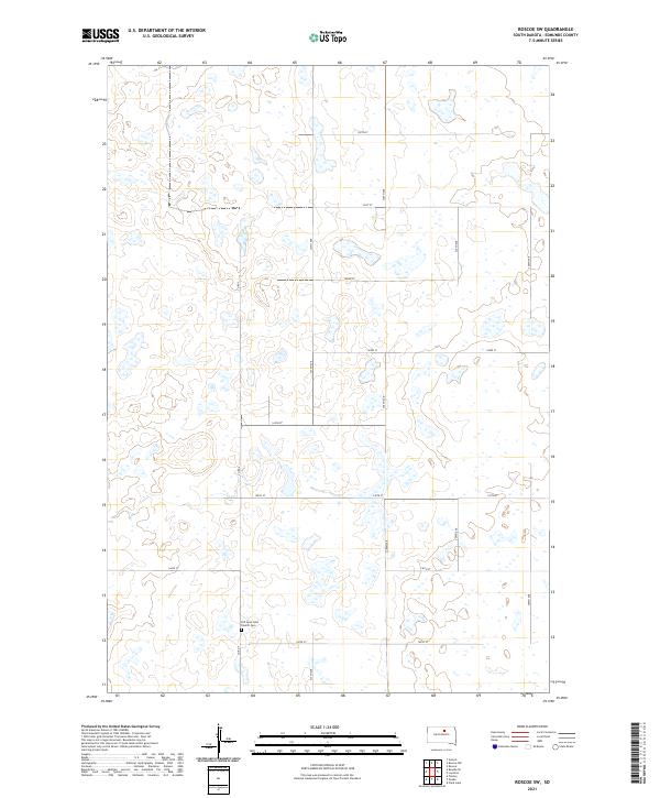 Roscoe SW 2021 topographic map thumbnail