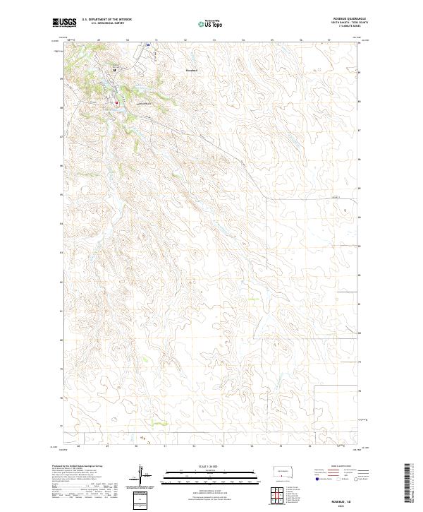 Rosebud 2021 topographic map thumbnail
