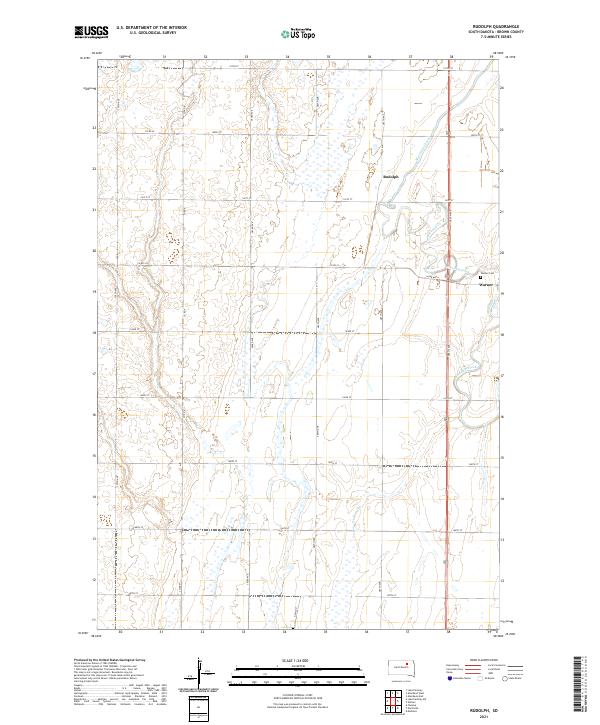 Rudolph topographic map thumbnail