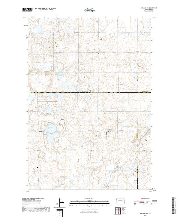 Rutland NW topographic map thumbnail