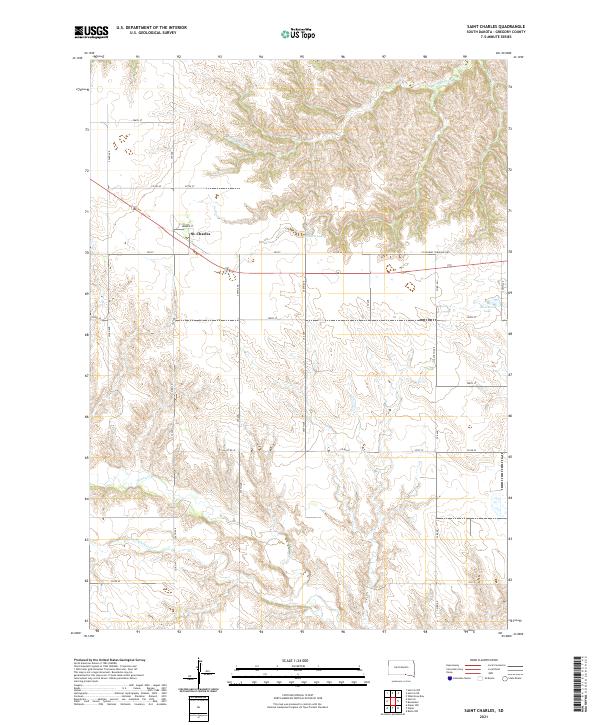 Saint Charles topographic map thumbnail