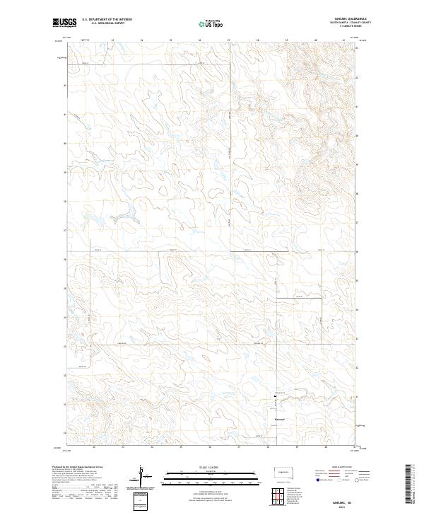 Sansarc 2021 topographic map thumbnail