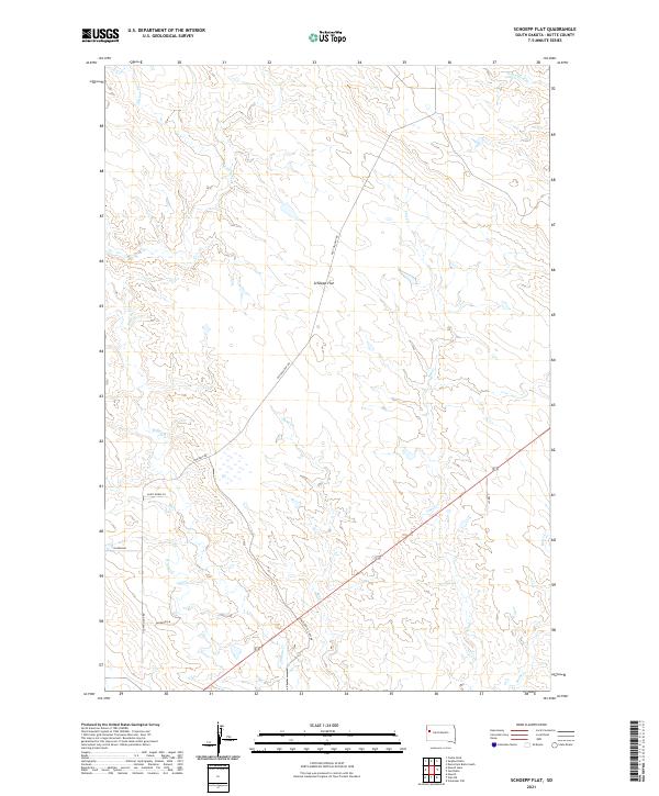 Schoepp Flat 2021 topographic map thumbnail