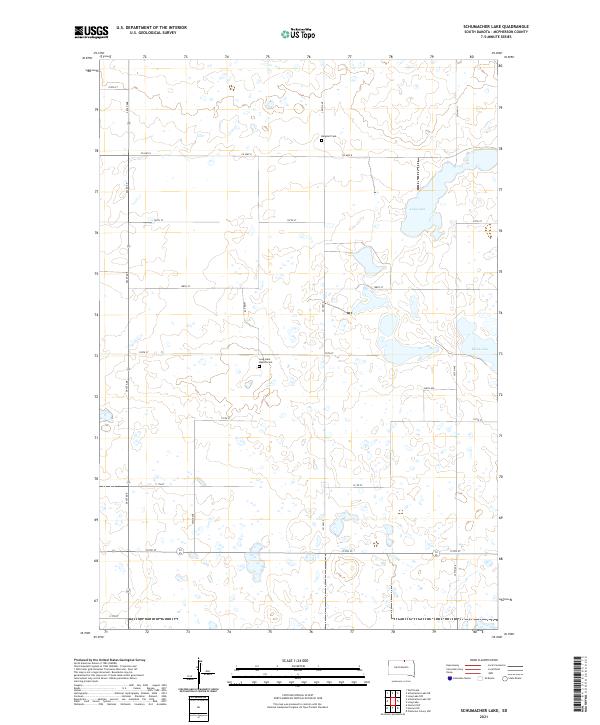 Schumacher Lake topographic map thumbnail