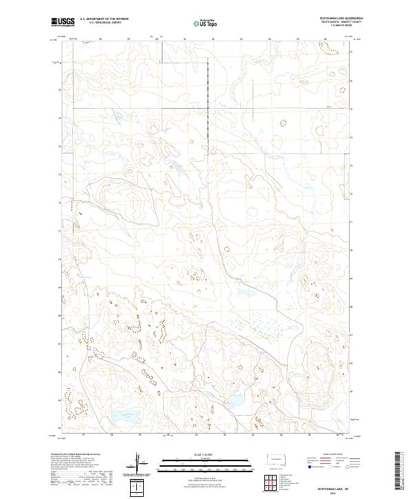 Scotchman Lake topographic map thumbnail