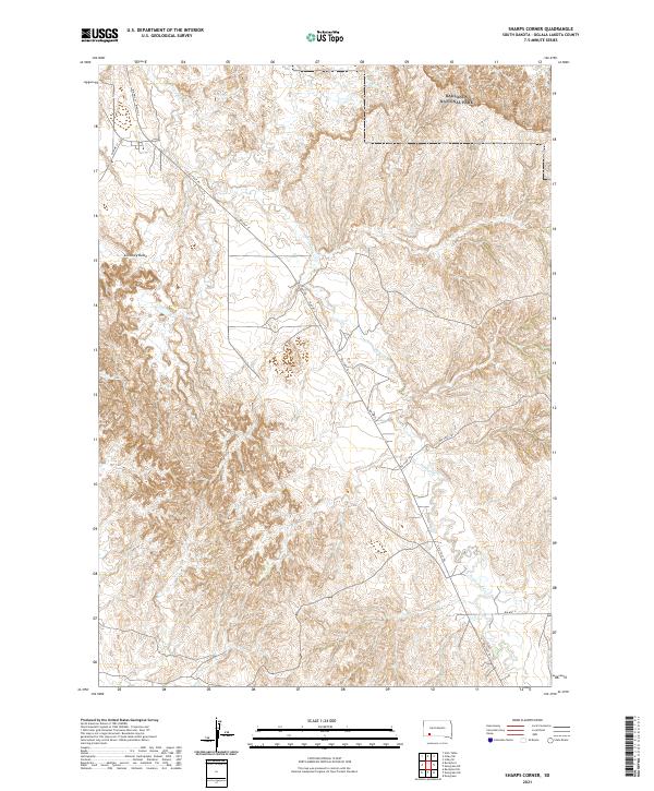 Sharps Corner topographic map thumbnail