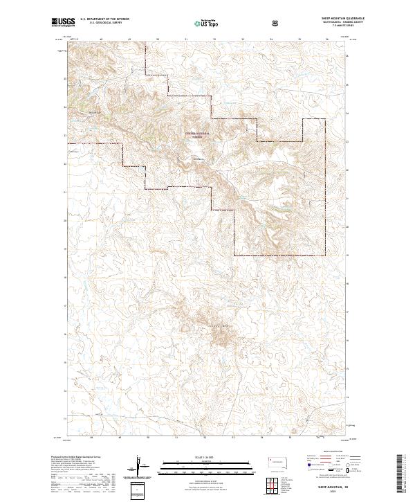 Sheep Mountain 2021 topographic map thumbnail