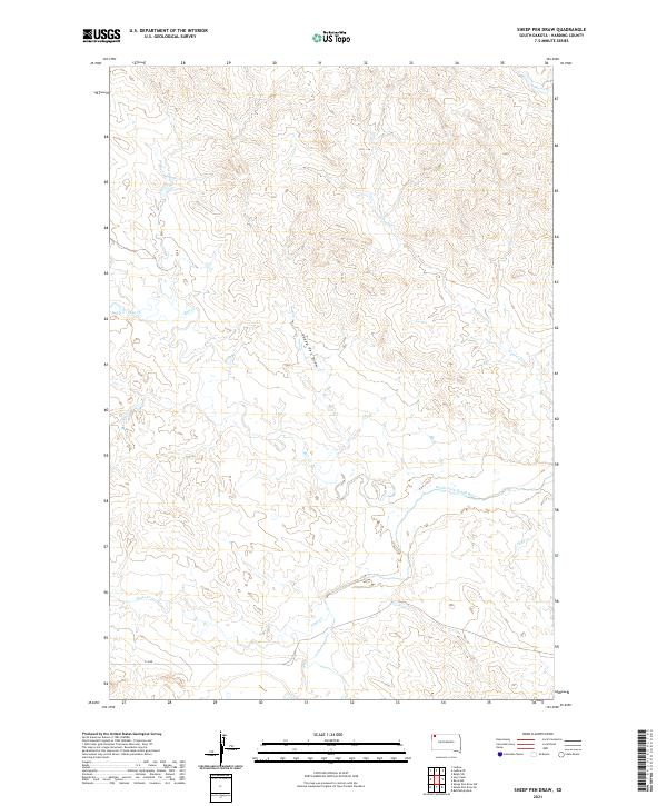 Sheep Pen Draw topographic map thumbnail