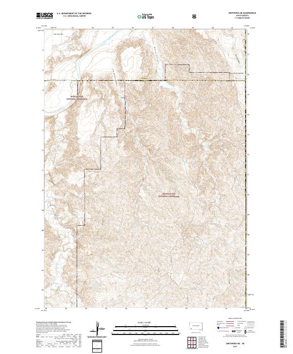 Smithwick NE 2021 topographic map thumbnail