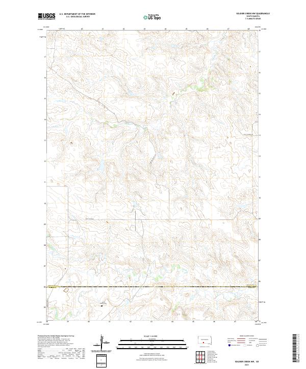 Soldier Creek NW topographic map thumbnail