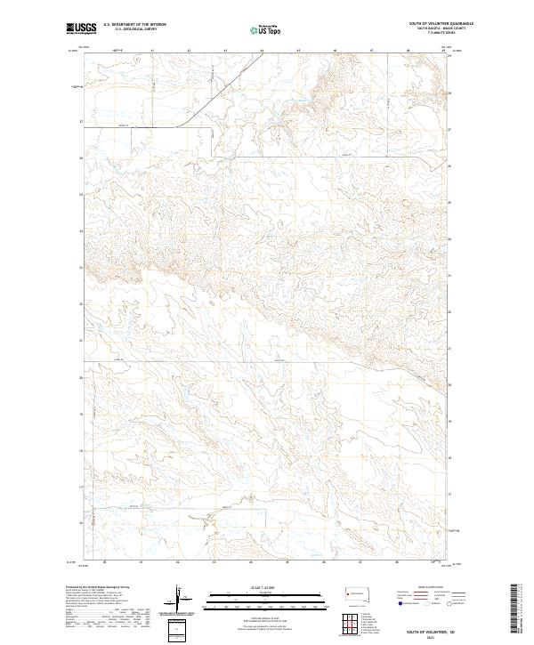 South of Volunteer topographic map thumbnail