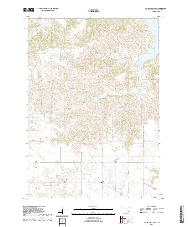 South Scalp Creek topographic map thumbnail