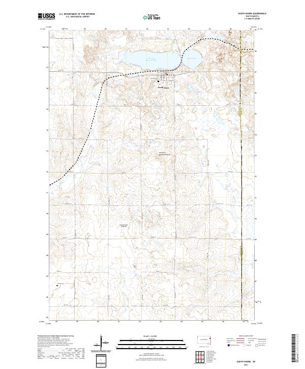 South Shore topographic map thumbnail