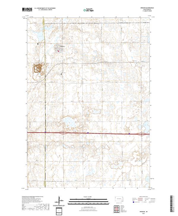 Spencer 2021 topographic map thumbnail