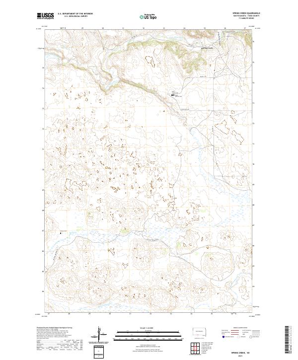 Spring Creek 2021 topographic map thumbnail