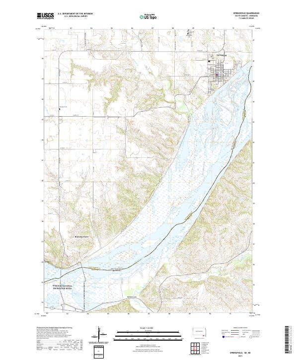 Springfield 2021 topographic map thumbnail