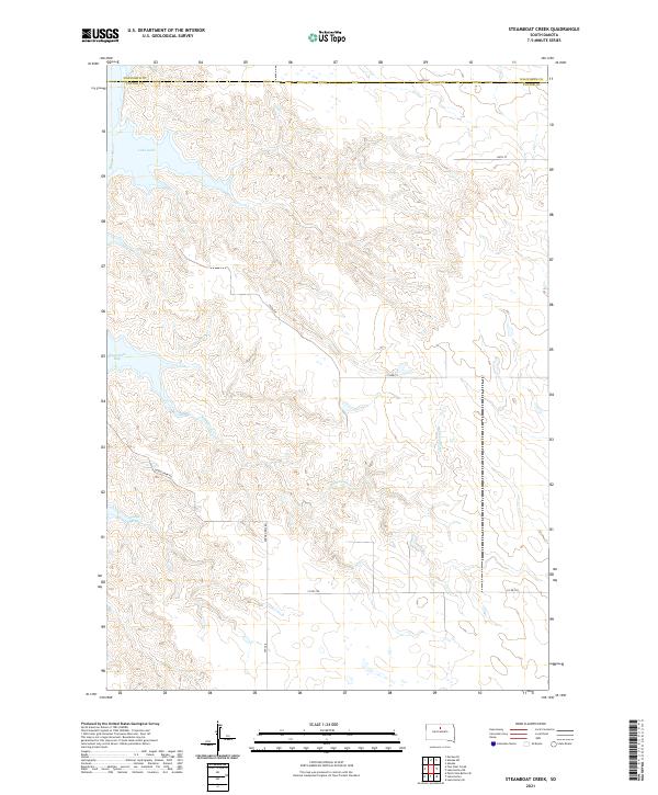 Steamboat Creek topographic map thumbnail