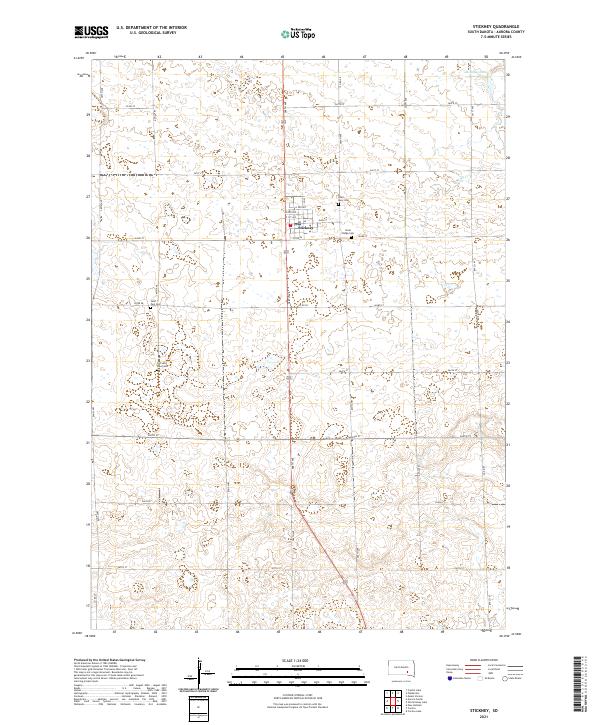 Stickney 2021 topographic map thumbnail