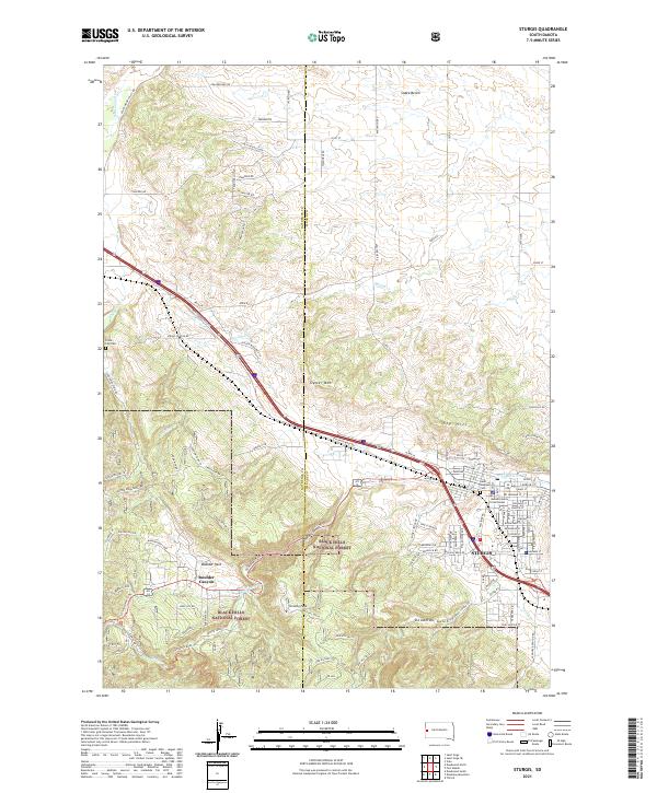 Sturgis topographic map thumbnail