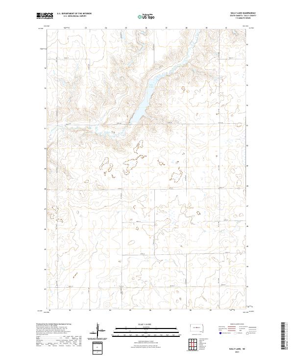 Sully Lake 2021 topographic map thumbnail