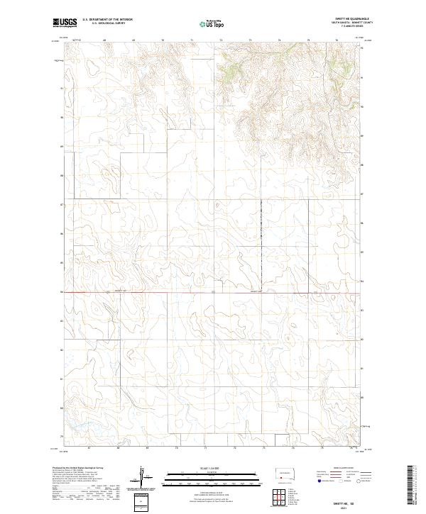Swett NE topographic map thumbnail