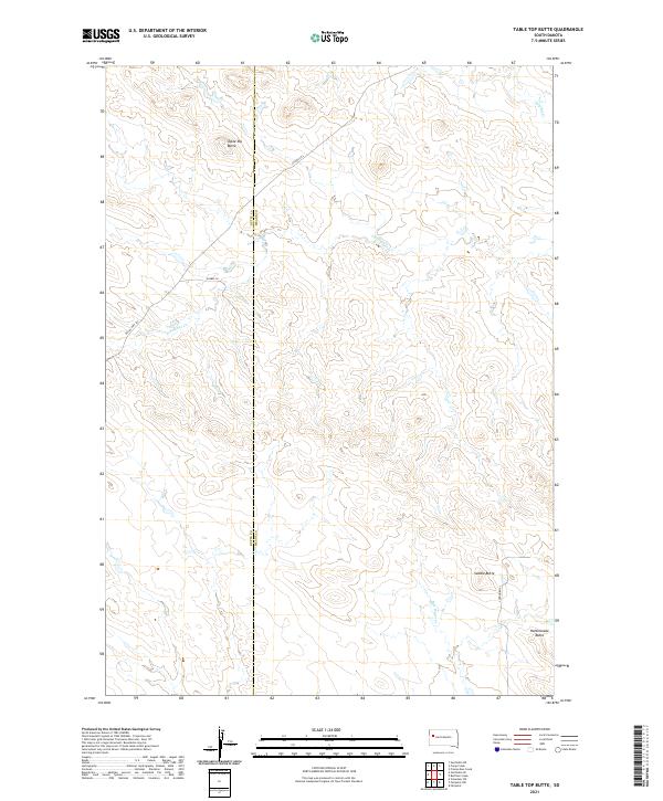 Table Top Butte 2021 topographic map thumbnail