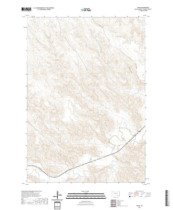 Teton 2021 topographic map thumbnail