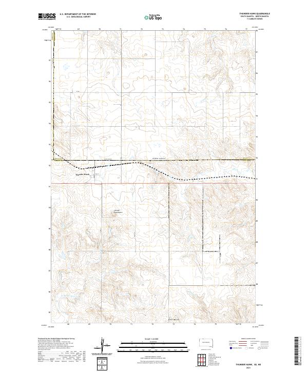 Thunder Hawk 2021 topographic map thumbnail