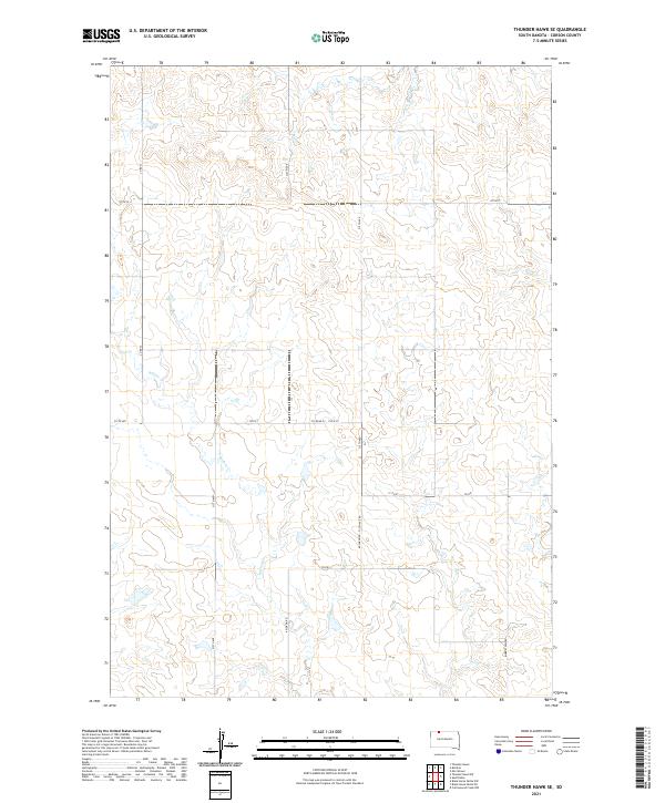 Thunder Hawk SE 2021 topographic map thumbnail