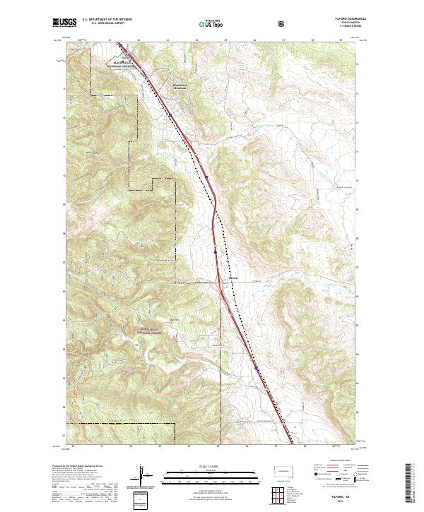Tilford 2021 topographic map thumbnail