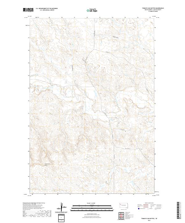 Tomato Can Buttes topographic map thumbnail