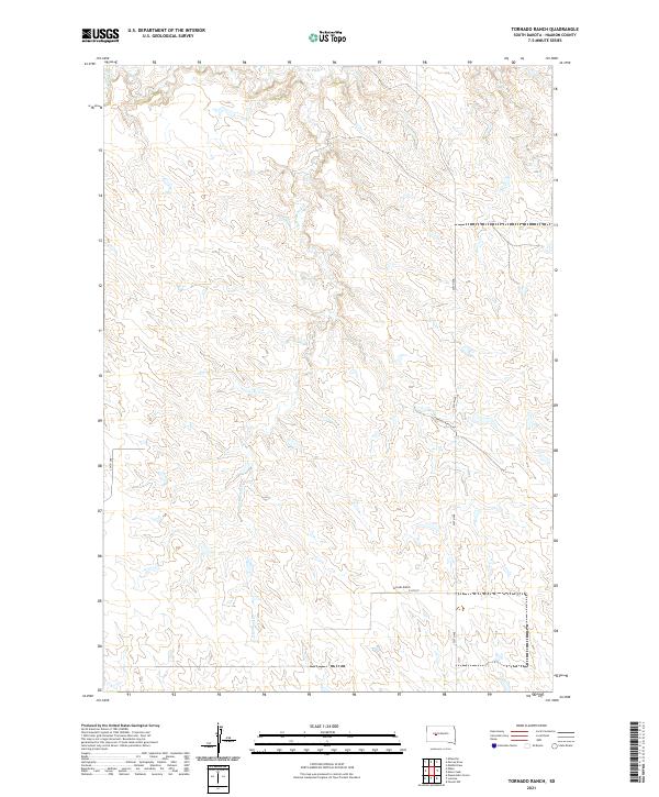 Tornado Ranch 2021 topographic map thumbnail