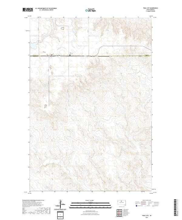 Trail City topographic map thumbnail