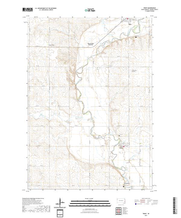 Trent 2021 topographic map thumbnail