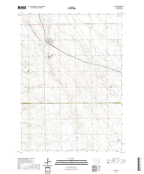 Tripp 2021 topographic map thumbnail