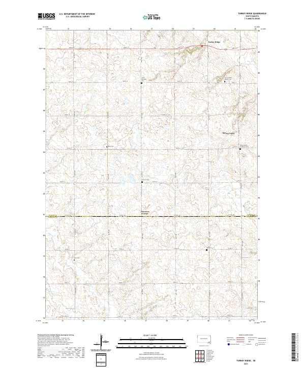 Turkey Ridge topographic map thumbnail