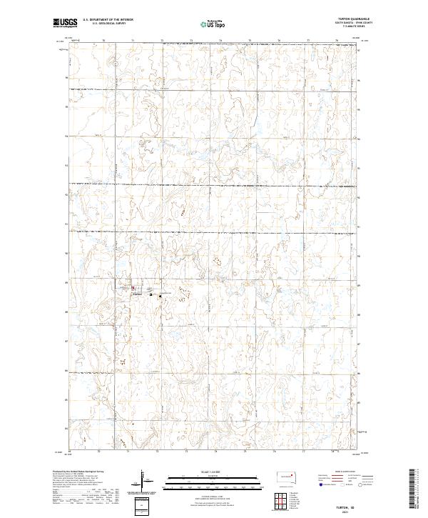 Turton topographic map thumbnail