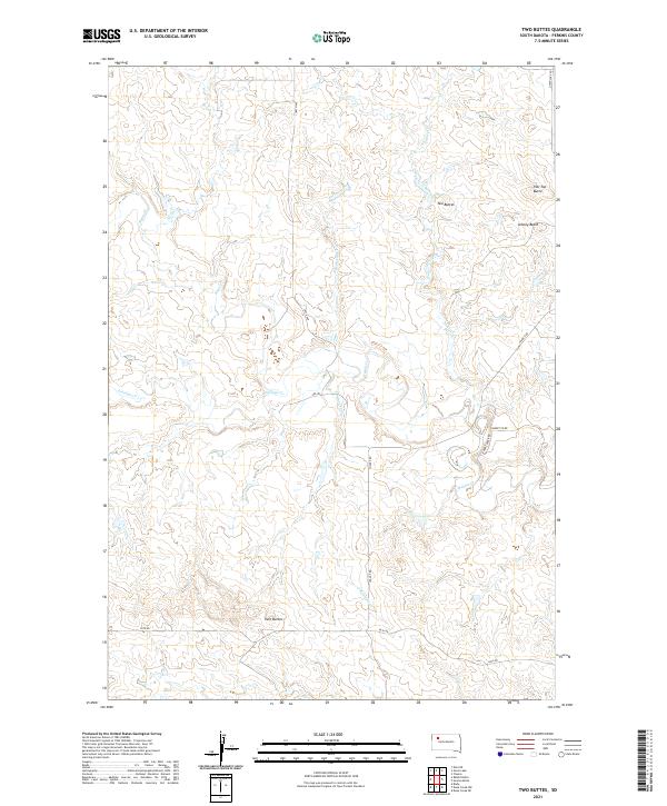Two Buttes topographic map thumbnail