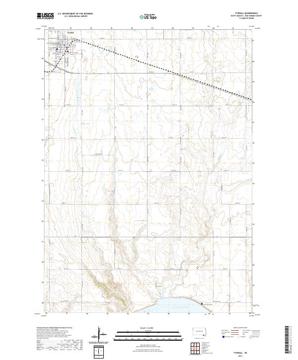 Tyndall 2021 topographic map thumbnail
