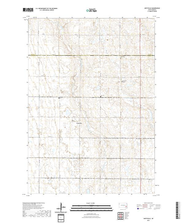 Unityville 2021 topographic map thumbnail