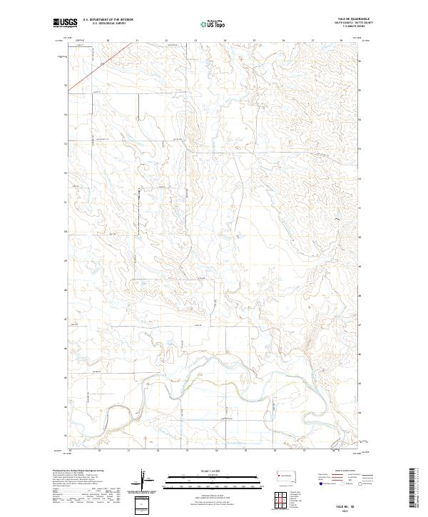Vale NE 2021 topographic map thumbnail
