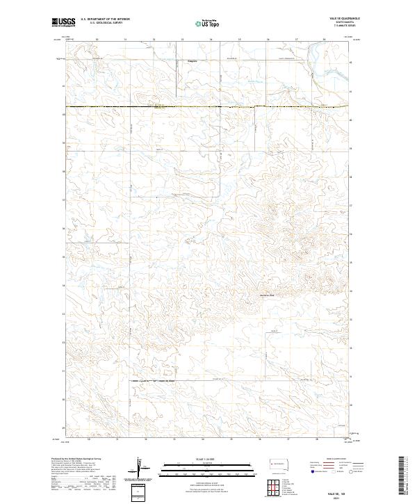 Vale SE 2021 topographic map thumbnail