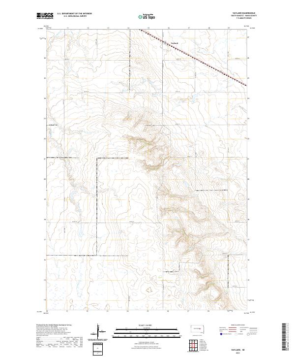 Vayland 2021 topographic map thumbnail