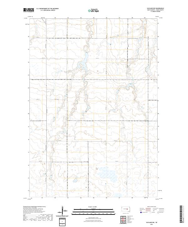 Vayland NW topographic map thumbnail